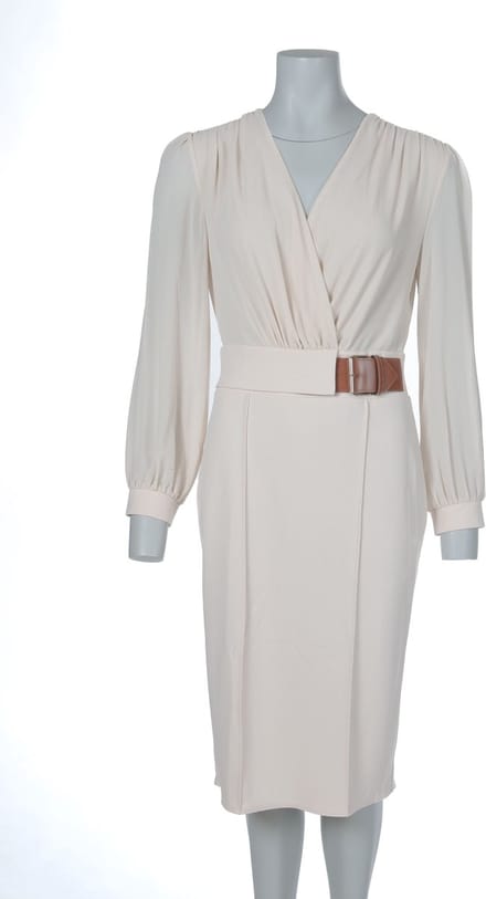 Rinascimento - Ecru - Jurk - S (36)