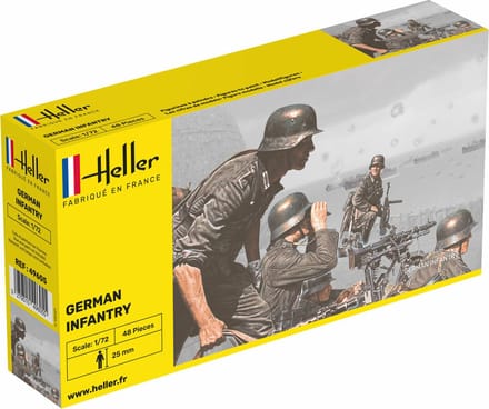 Heller - 1/72 German Infantryhel49605 - modelbouwsets, hobbybouwspeelgoed voor kinderen, modelverf en accessoires