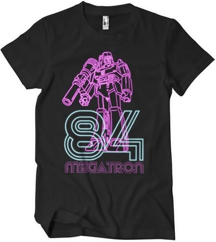 Transformers Megatron 84 Neon T-shirt zwart