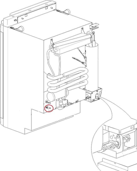 Thetford N3080 Koelkast Connector Temperatuur