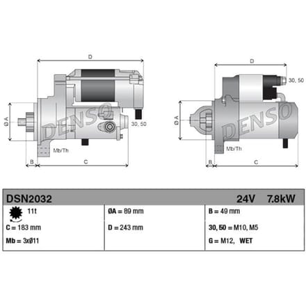 Starter DENSO DSN2032