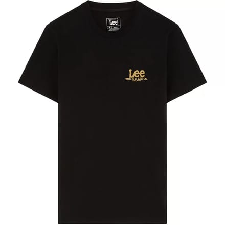 Lee Medium Regular Fit T-shirt Met Korte Mouwen Zwart S Man