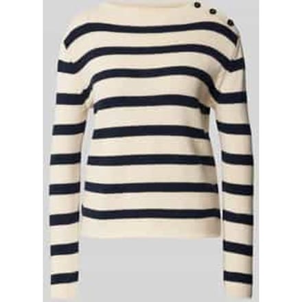 Gebreide pullover met knoopsluiting, model 'VIBO'