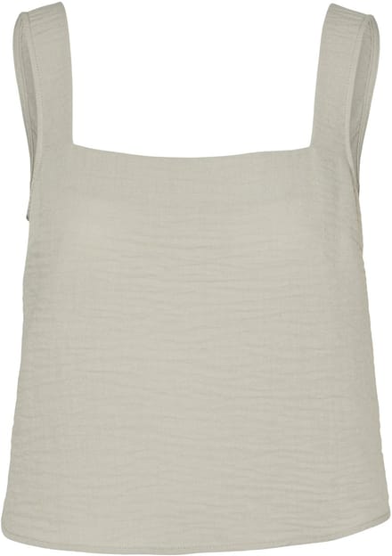 VERO MODA - VMKITA SL SQUARE NECK TOP WVN SB2 TS GA - Dames - Blouses