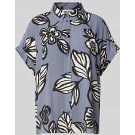 Relaxed fit blouse met kapmouwen