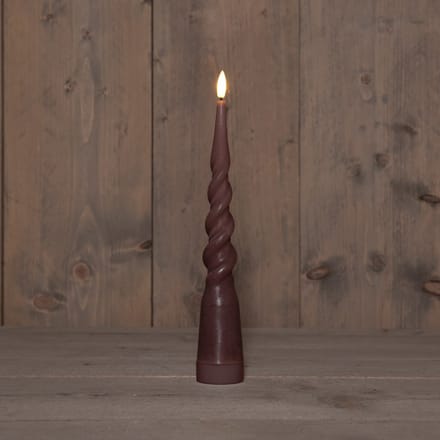 B.O.T. 3D Wick Antique Pink Big Swirl Candle kaars 29 cm Rustic Ann...