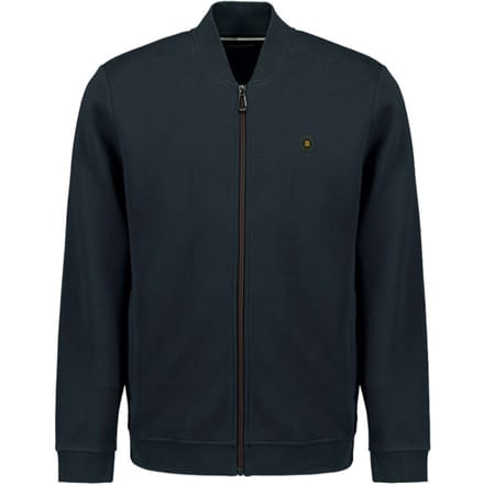 No Excess Sweater full zipper pique bomber night