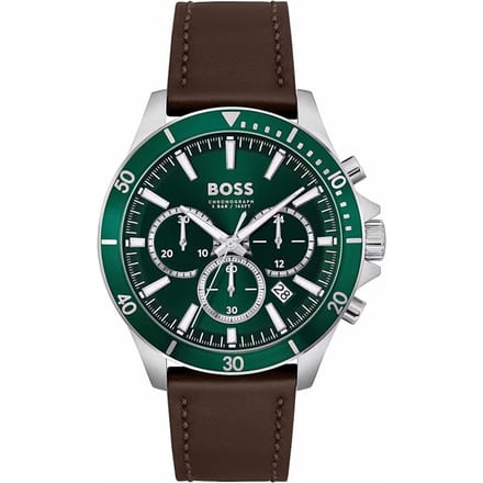 Hugo Boss 1514098 Troper Groen Herenhorloge 45 black