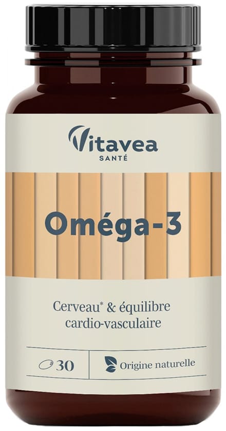 Vitavea Omega 3 Hersenen & Cardiovasculair Evenwicht 30 Capsules