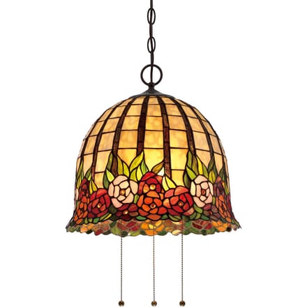 Bohemian Hanglamp - Steady Lighting - Glas - Bohemian - E27 - L: 38.1cm - Voor Binnen - Woonkamer - Eetkamer - Brons