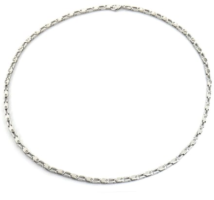 Ketting Dames - RVS - Lengte 50 cm - Zilverkleurig
