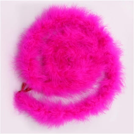 Fluffy Federboa van 2 meter voor kostuums, feestdecoratie en creatieve projecten in rozerood