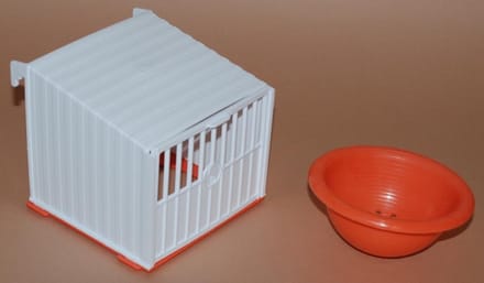 Plastic nestkast voor kanarie en exoten
