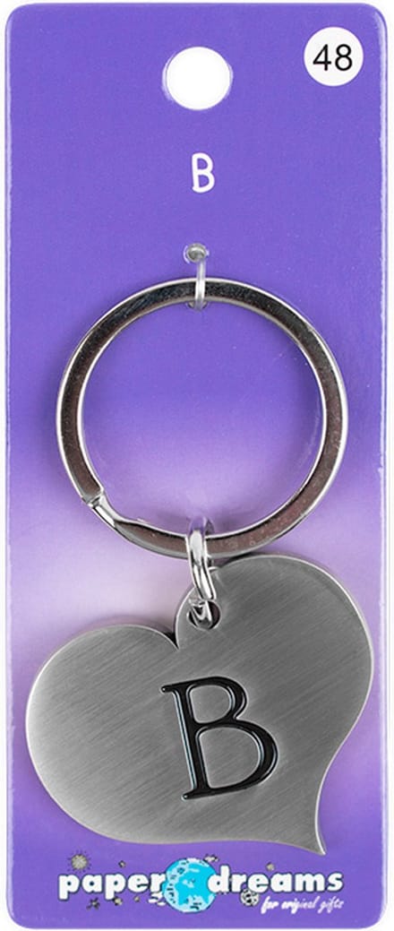 Hart sleutelhanger - B