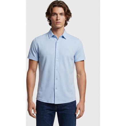 Dstrezzed Anthony Shirt Lt. Blue Taglia: M | Camicie Casual Outlet | Uomo | Blu