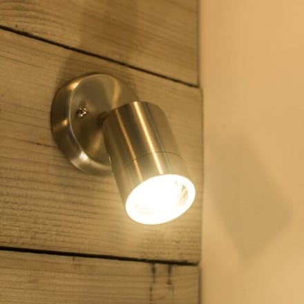 KS Verlichting Downlighter Muurlamp RVS