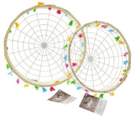 ZoeZo Design - 2 stuks - Boho - Ibiza - mandenset - decoratiemand - opbergmandjes