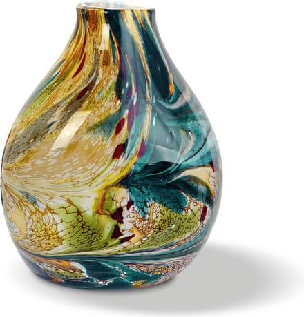 Terroso - Vaas, Glas, Handmade Mixed Colours, Hoogte 35 cm