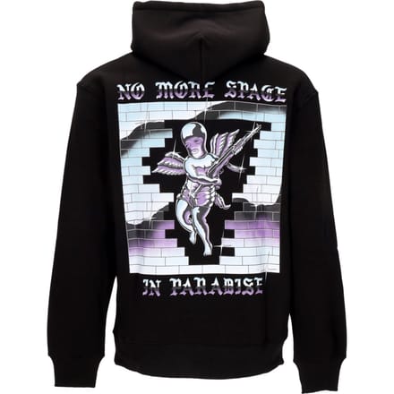 Bling-hoodie voor heren zwart