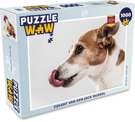 Puzzel Zijkant van een Jack Russel - Legpuzzel - Puzzel 1000 stukjes volwassenen