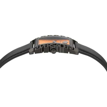 Versace Versace Flair Gent VE7D00123 Horloge - Leer - Zwart - Ø 36 mm