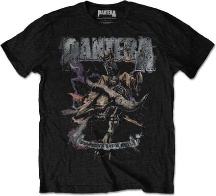 Pantera - Vintage Rider Heren T-shirt - M - Zwart