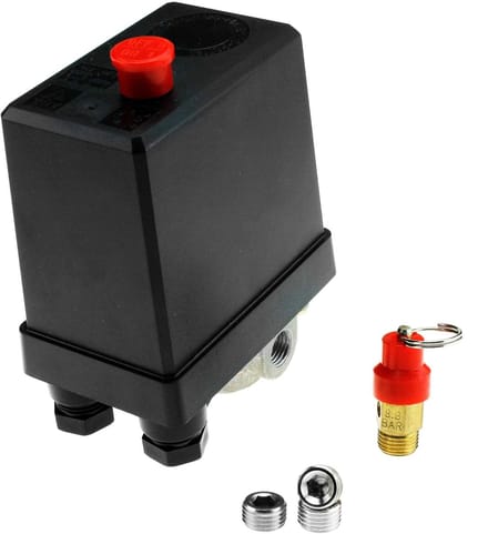 Dailygoody - Driefasige Compressor - 180Psi - Veiligheidsklep - 20Amp