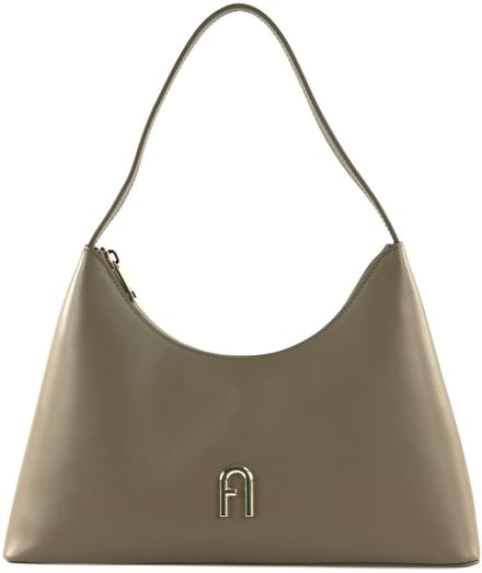 FURLA Leren schoudertas Diamante Shoulder Bag Greige Taupe