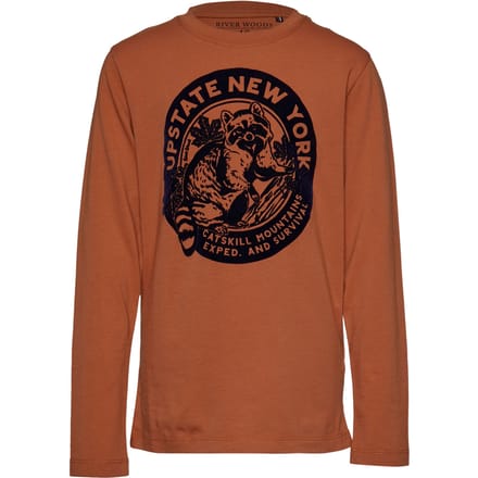 River Woods Basic Round Neck T-shirt In Orange Maat: 4 | T-Shirts Outlet | Unisex | Oranje