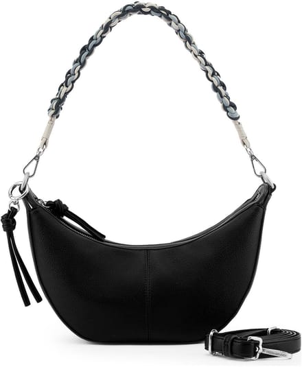 FREDsBRUDER schoudertas That’s My Bag Collection Halfmoon Bag Black zwart
