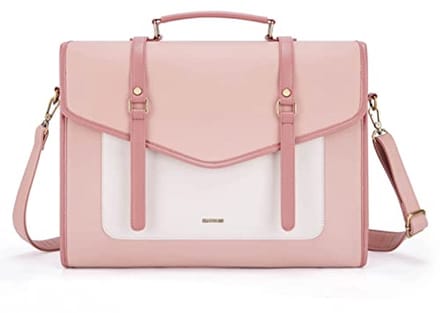 Dames Laptophandtas 15,6 inch - PU-leer, Grote Schoudertas, Zwart