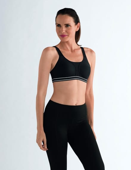 Amoena Prothese Sport Bh Performance Sport Bh Zwart - maat EU 75D / FR 90D