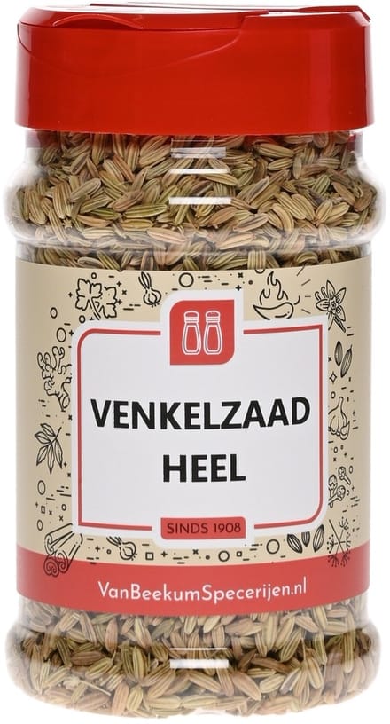 Van Beekum Specerijen - Venkelzaad Heel - Strooibus 100 Gram