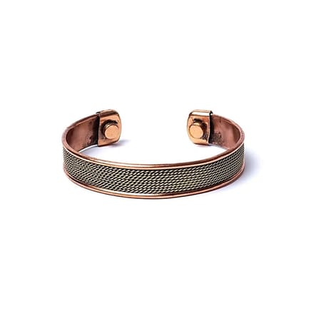 Yogi & Yogini - Armband - koper - touwmotief - magnetisch