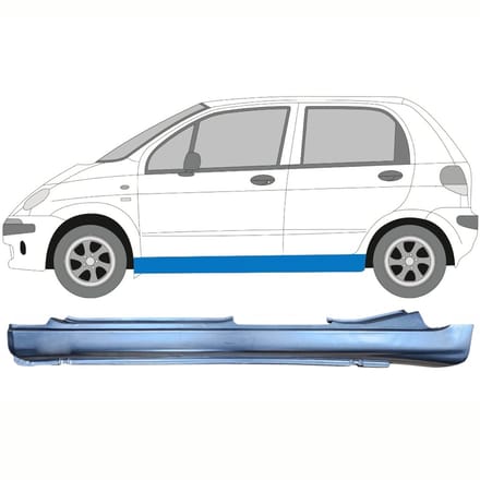 Volledige dorpel voor Daewoo Matiz 1998-2008 / Links