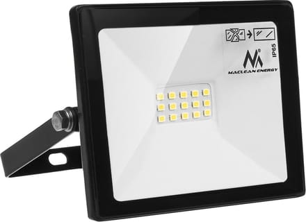 LED slim 10W schijnwerper, 800lm koud wit (6000K) Maclean Energy MCE510 CW, IP65, PREMIUM
