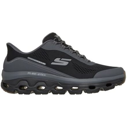 Skechers Heren Sneaker Glide Step Sole Glover Peak 237812 BKCC Black Charcoal