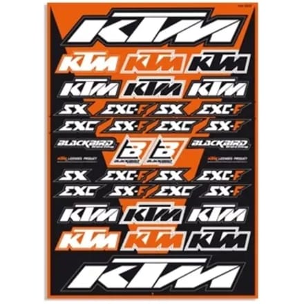 Kit decoratie motor sticker set Blackbird Racing KTM
