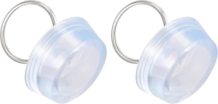 Universele Rubberen Wastafelstop met Trekring voor Badkamer Afvoer (2 Stuks)