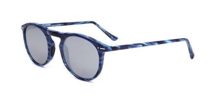 Italia Independent I I 0703 THIN ROUND B2 Button sky led 48/22/145 UNISEX Zonnebrillen