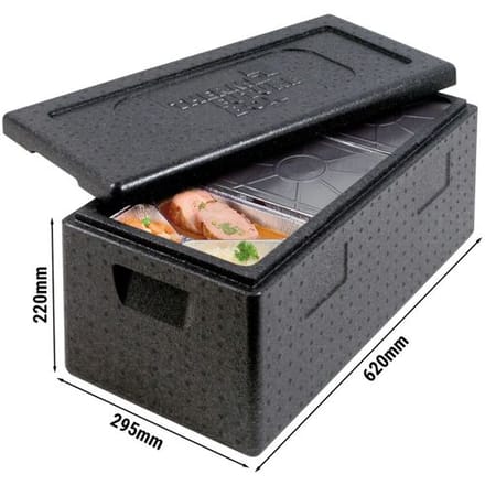 (3 stuks) THERMO FUTURE BOX Thermobox MENU 3 - 20 liter - Zwart