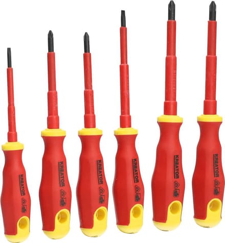 Kreator KRT400202 VDE-geïsoleerde schroevendraaierset – 6 delig