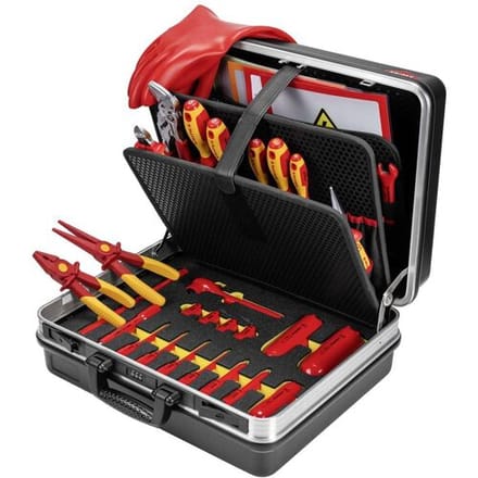 Knipex Basic E-Mobilität Gereedschapskoffer (gevuld) (b x h x d) 410 x 200 x 465 mm
