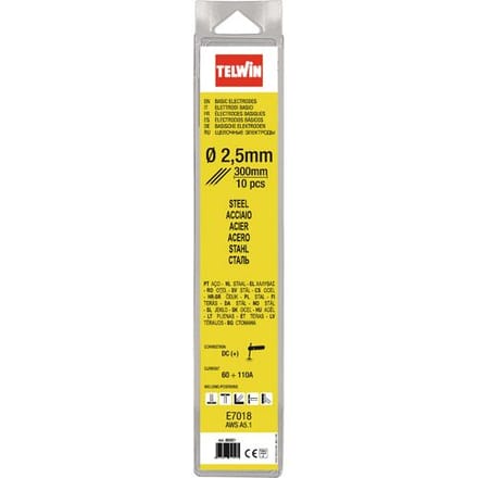 Telwin elektroden staal Ø 2,5mm (10 Stuks)
