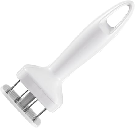 Vleesvermalser Machine - Vlees Hamer - Vlees Mals Maken - Ergonomisch Ontwerp - 6.3 x 9.5 x 6.3 cm - Wit