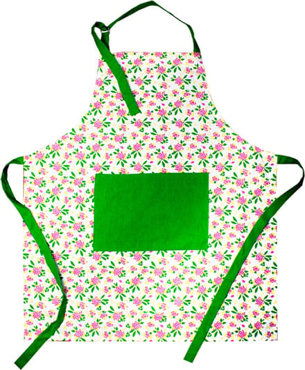 Kitsch Kitchen schort Mercado de Flores groen