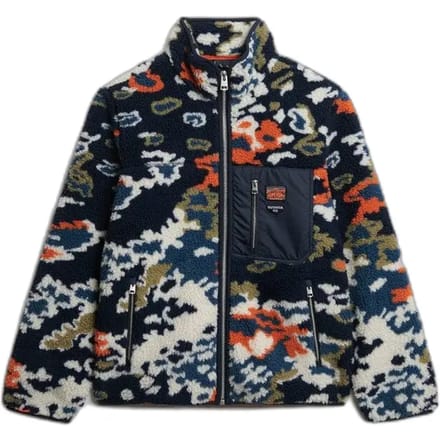 Superdry Printed Zip Through Fleece Vest Heren - Maat XL