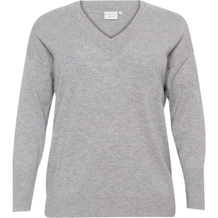 V-hals trui dames KAFFE Curve Luno