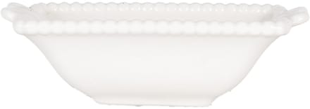Clayre & Eef Kom 25 ml Wit Keramiek Vlinders