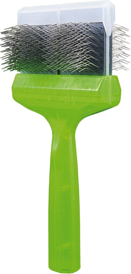 ActiVet Groen Mega Pro Groot/Dubbel | Zachte Plukborstel